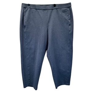 Eileen Fisher Pants Womens 1X Barrel Cropped Leg Organic Cotton Blend USA Made